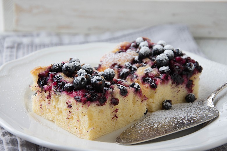 Saftiger Blaubeerkuchen