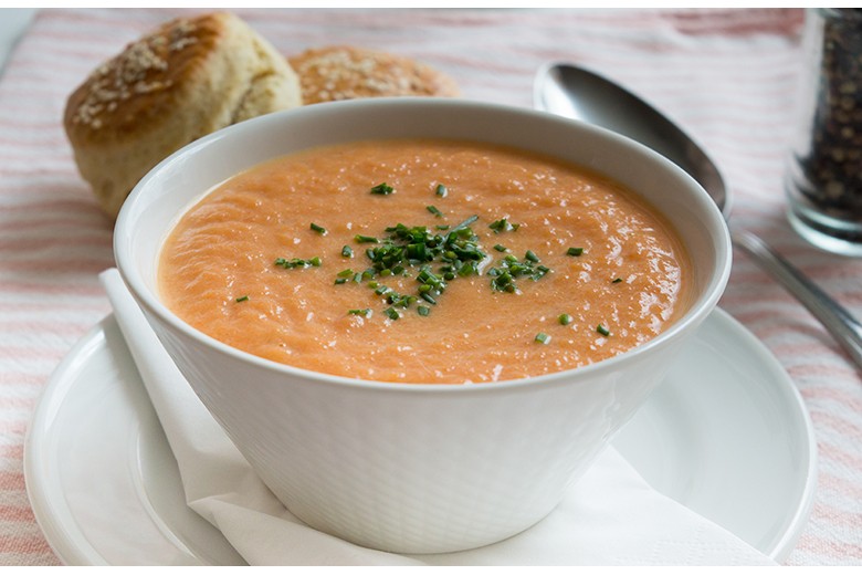 Würzige Möhrencremesuppe