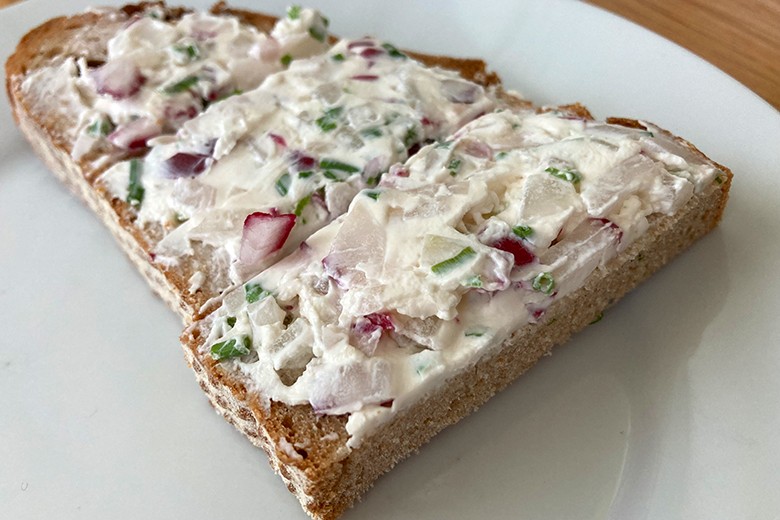 Schneller Radieschenaufstrich