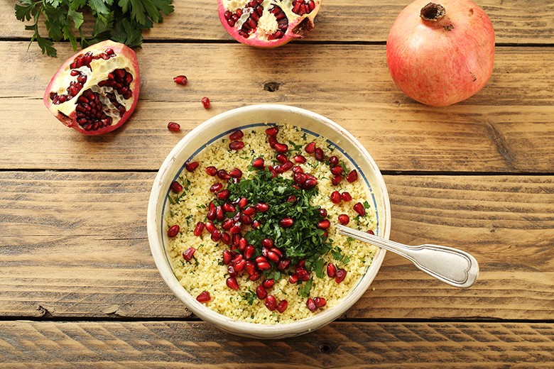 Granatapfel-Couscous