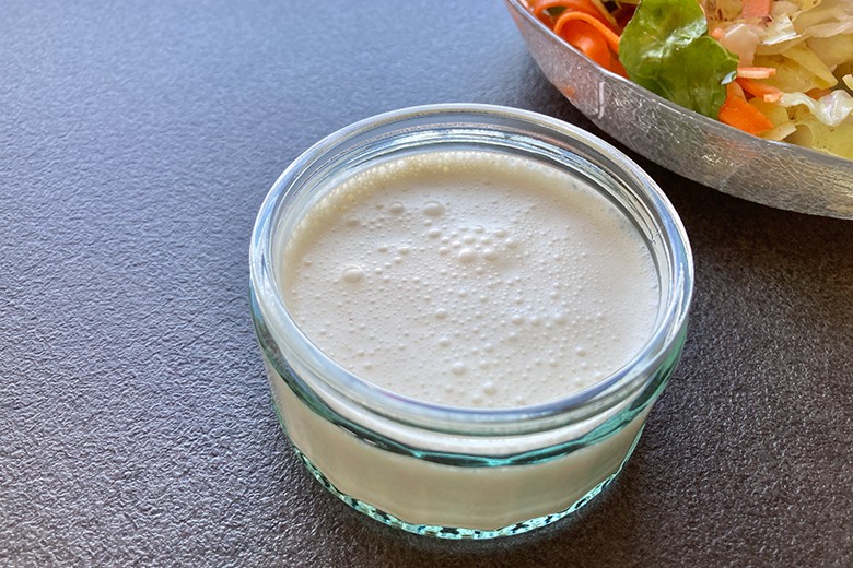 Veganes Joghurtdressing mit Kreuzkümmel