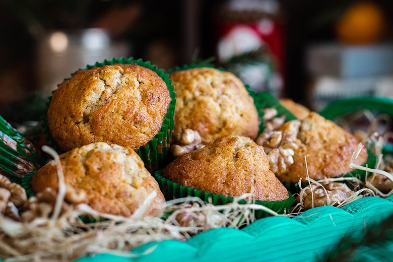 Möhren-Walnuss-Muffins