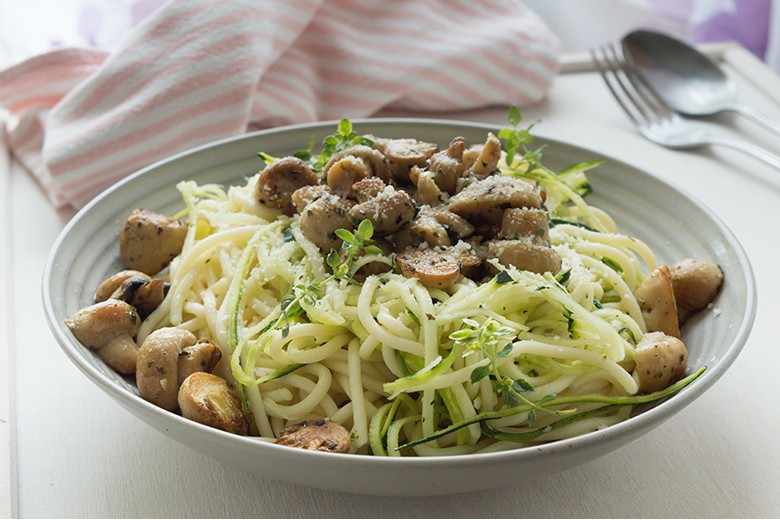 Pilz-Spaghetti