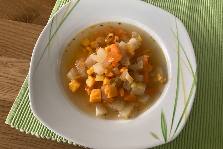 Einfacher Kohlrabieintopf