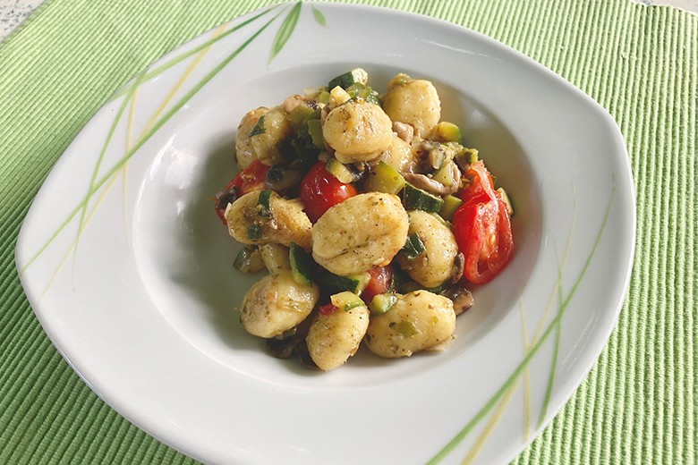 Gnocchi-Gemüse-Pfanne