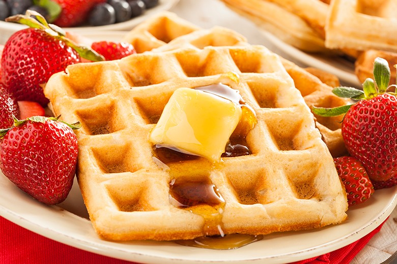 Quark-Waffeln