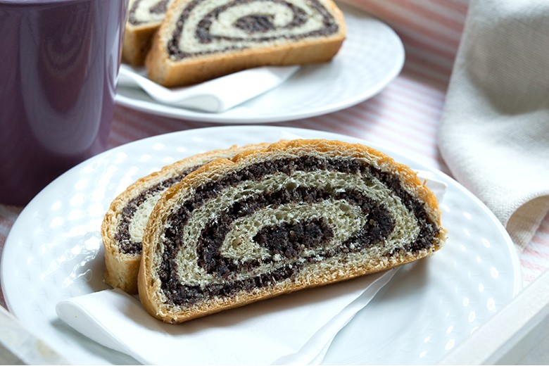 Mohnstrudel mit Trockenhefe