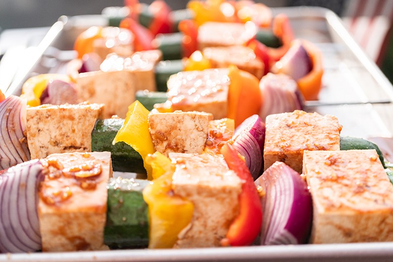 Tofu-Grillspieße