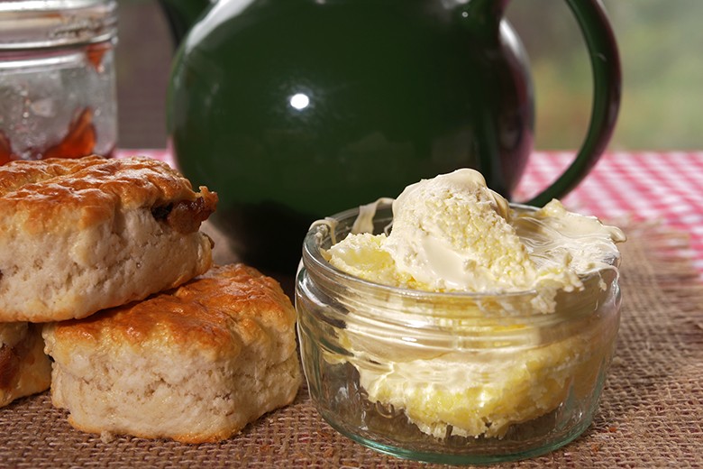 Selbstgemachte Clotted Cream