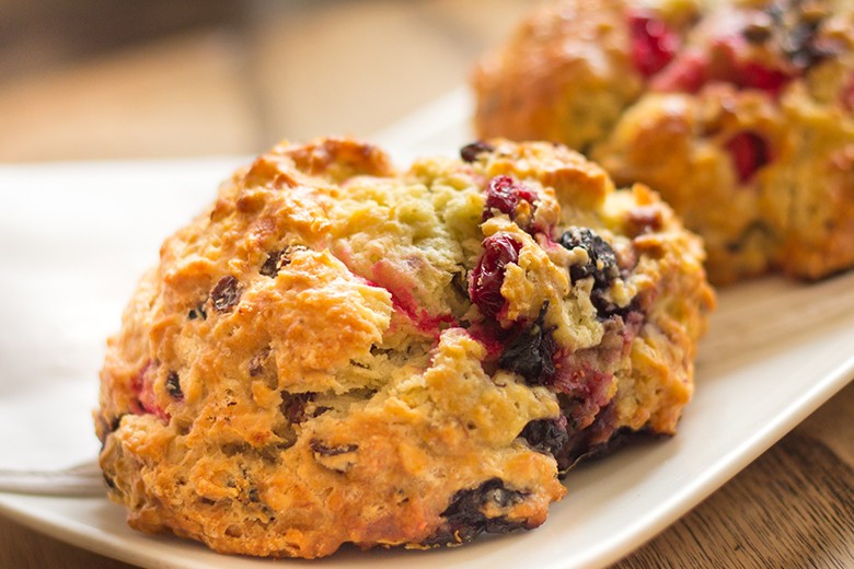 Schoko-Cranberry-Scones