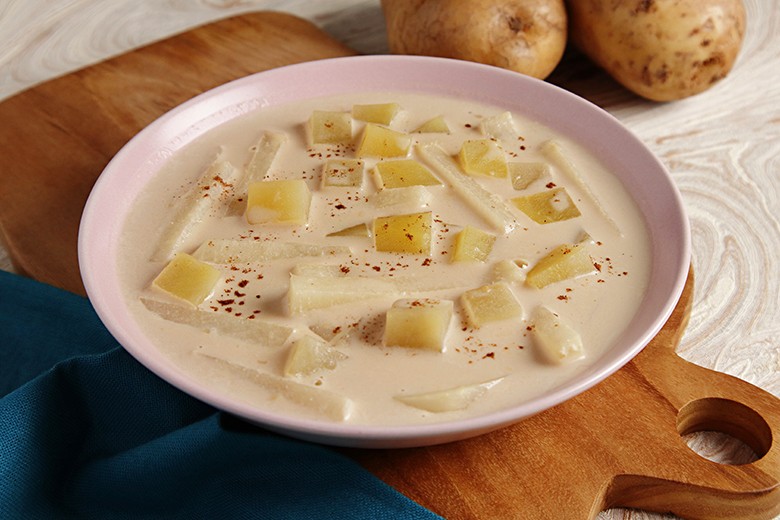 Kohlrabieintopf mit Kartoffeln