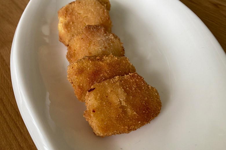 Panierte Kartoffelscheiben
