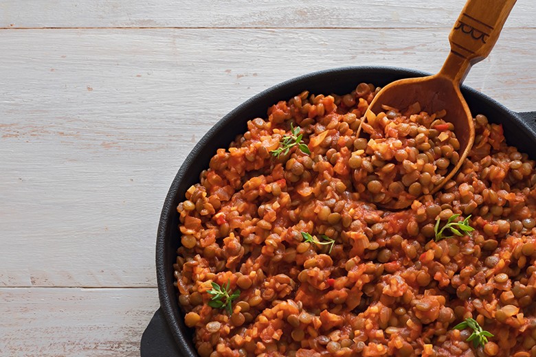 Vegane Linsenbolognese