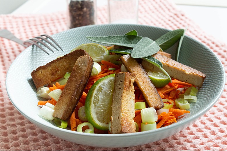 Möhrensalat nach Asia-Art