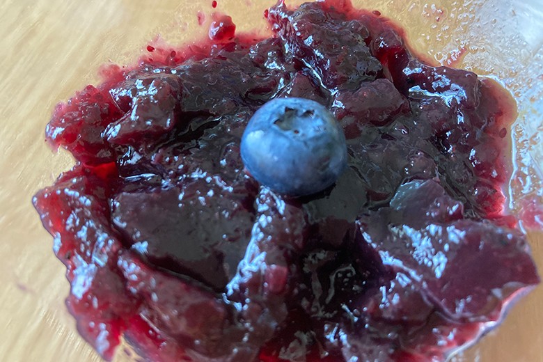 Blaubeerkonfitüre mit Vanille