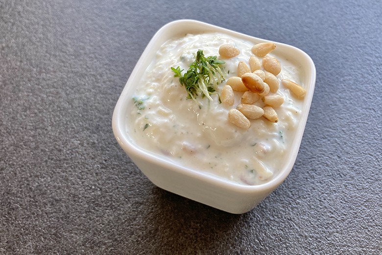 Apfel-Kresse-Dip