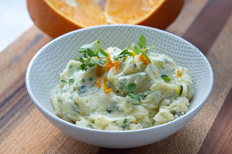 Orangen-Estragon-Butter