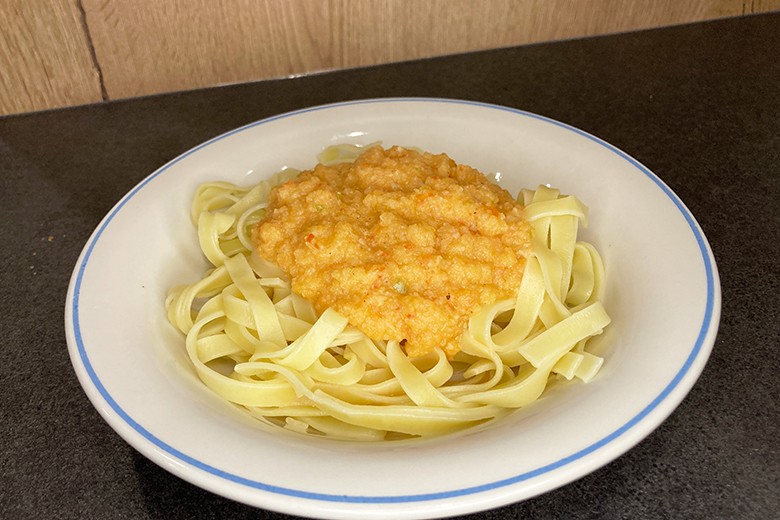 Nudeln mit Blumenkohlsauce