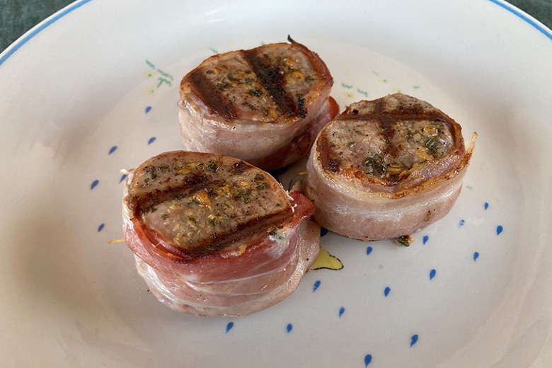 Schweinemedaillons im Speckmantel