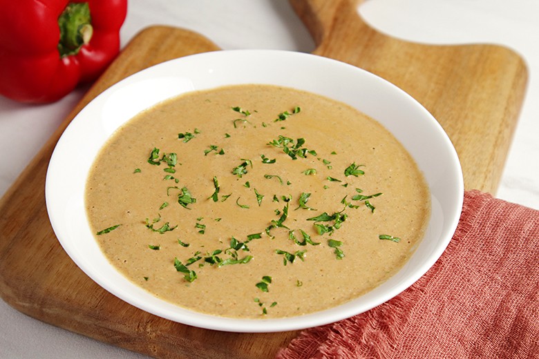 Tofu-Dip mit Paprika