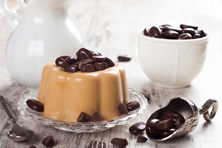 Puddingcreme mit Kaffee