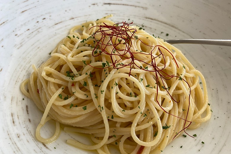 Spaghetti aglio, olio e peperoncino