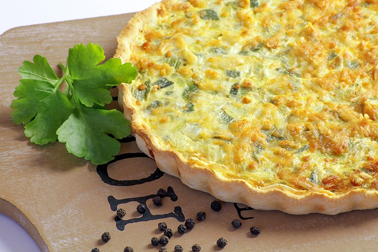 Saftiger Lauchkuchen