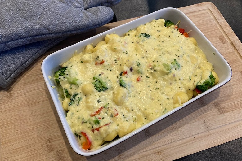 Brokkoli-Gnocchi-Auflauf