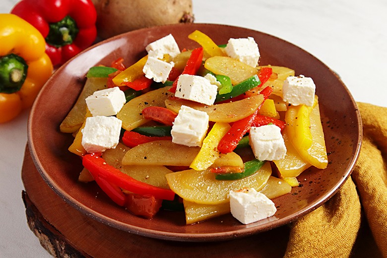 Kartoffelpfanne mit Feta