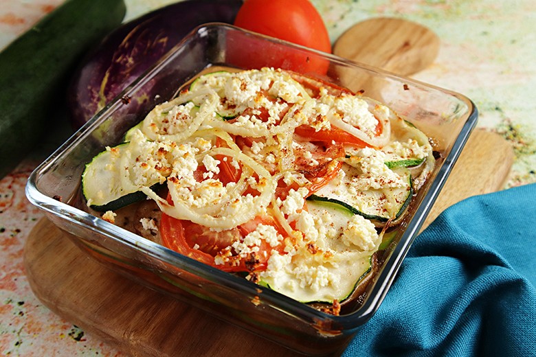 Buntes Gemüsegratin