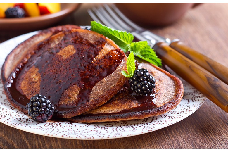 Nuss-Nougat-Pancakes