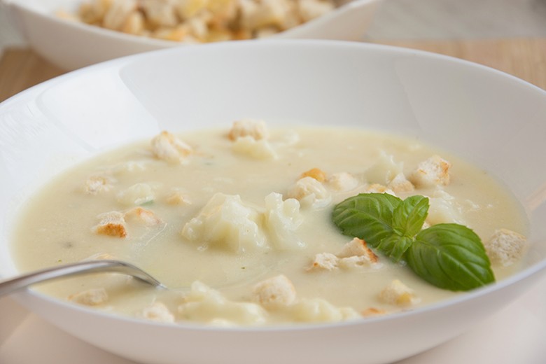Blumenkohl-Creme-Suppe