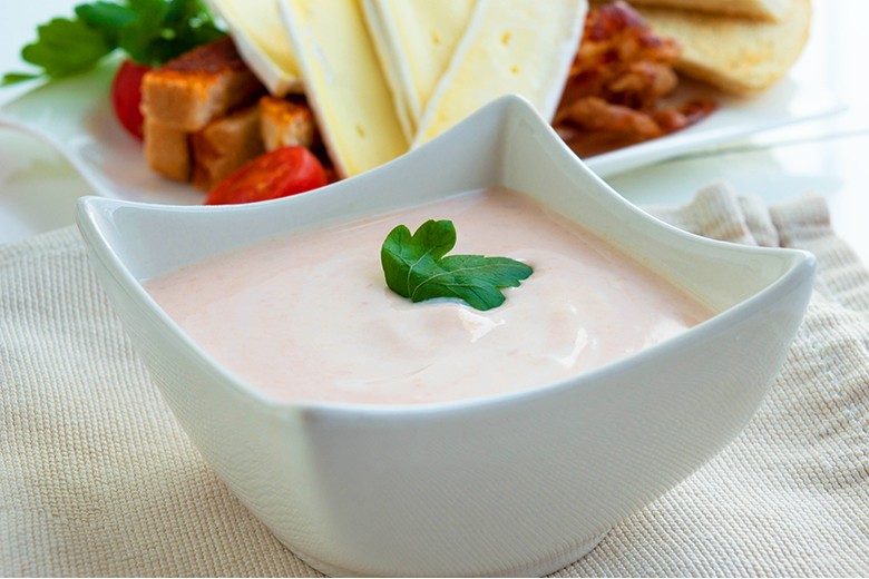 Einfacher Cocktail-Dip