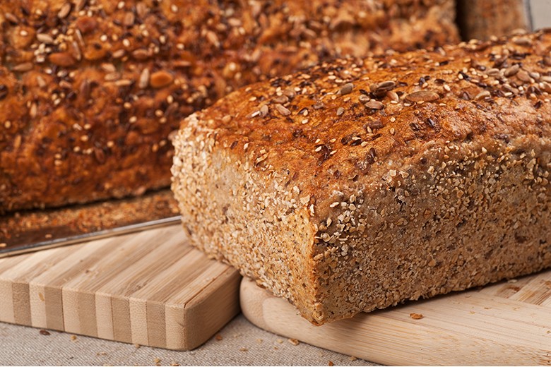 Vollkornbrot mit Quark