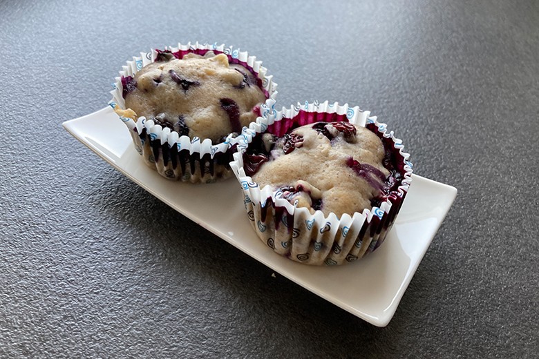 Gesunde Blaubeermuffins ohne Zucker