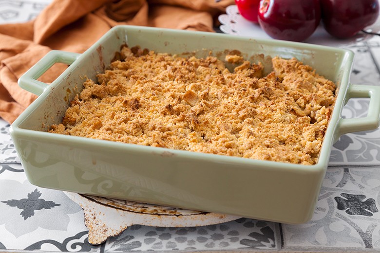 Veganer Apfelcrumble