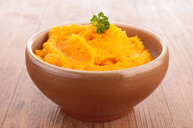 Schnelles Kürbispürree