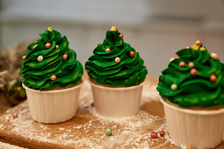 Weihnachts-Muffins