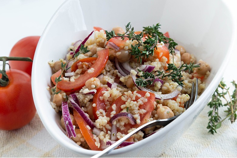 Mediterraner Bulgursalat