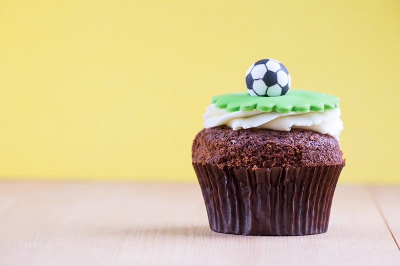 Fußball-Cupcakes