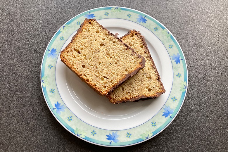 Mandelkuchen mit Banane
