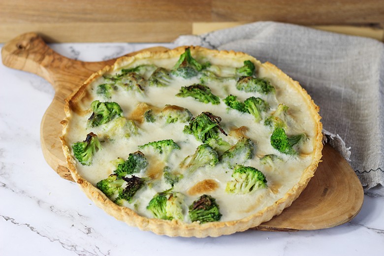Tofu Quiche mit Brokkoli