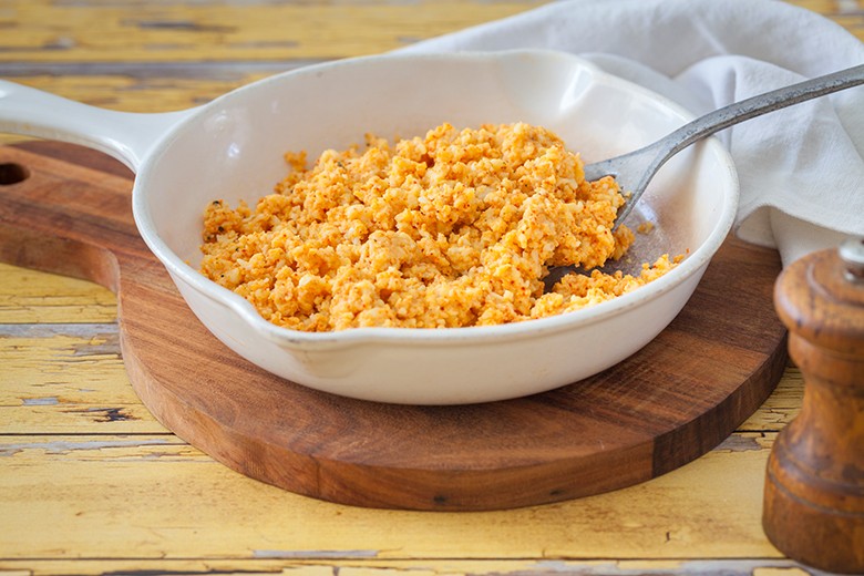 Veganes Rührei mit Tofu