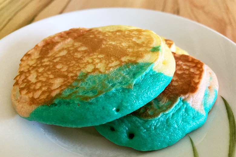 Bunte Pancakes