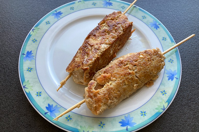 Curry-Hackspieße