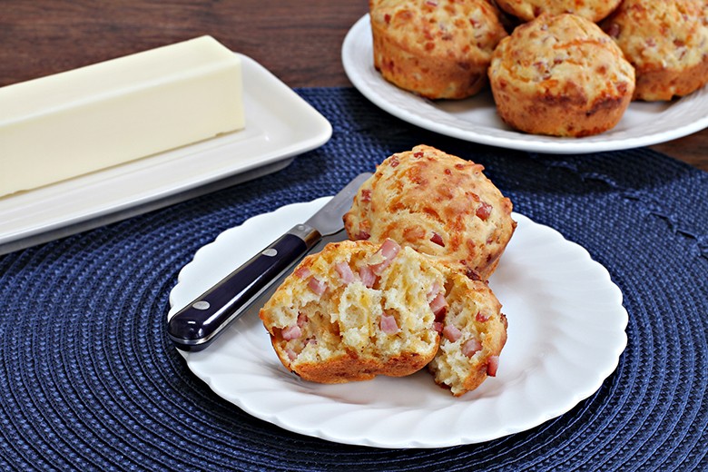 Käse-Schinken-Muffins