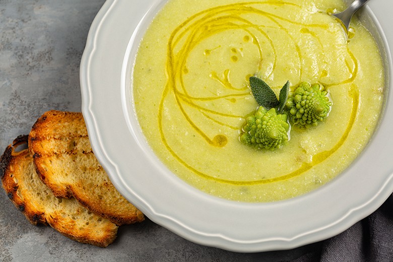 Cremesuppe mit Romanesco