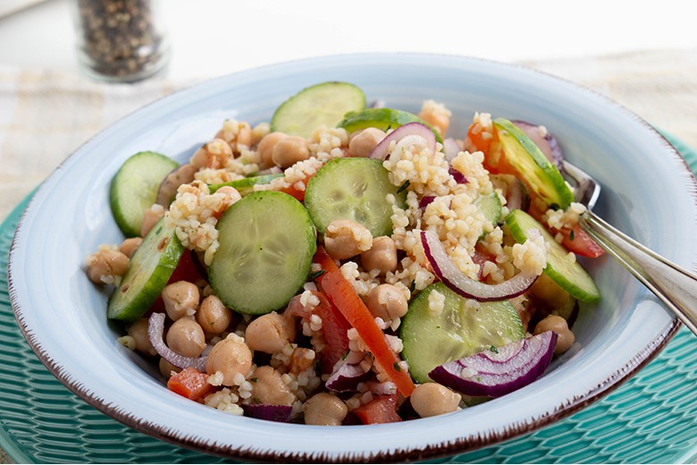 Bulgur-Kichererbsen-Salat