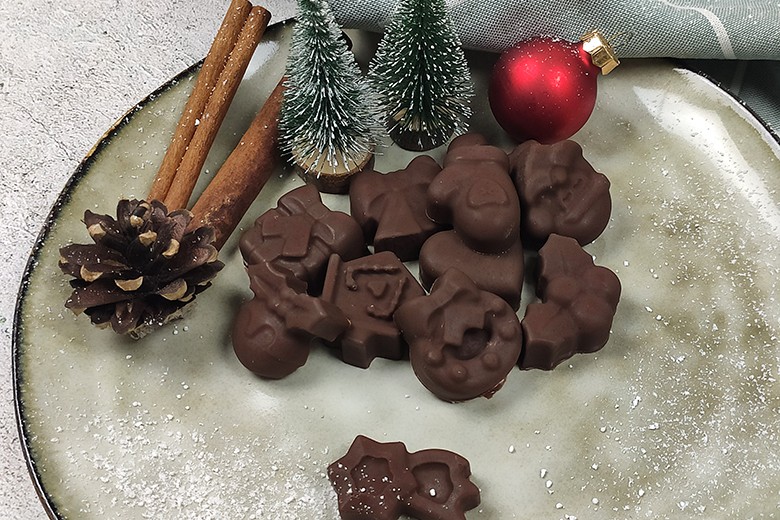 Weihnachtliches Eiskonfekt