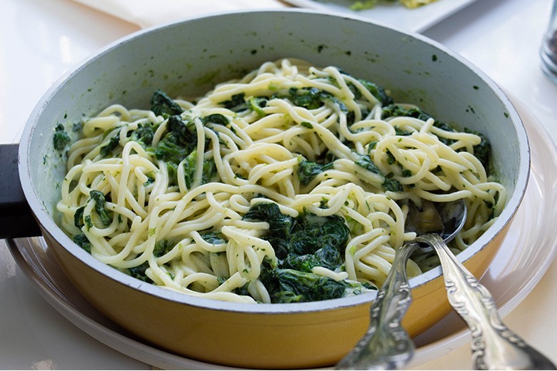 10 Rezepte zu Spinat - Spaghetti